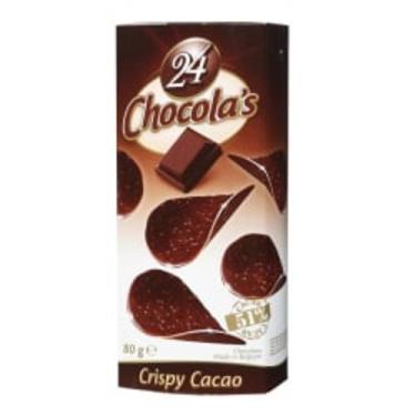 Imagem de Chocolate Belga 24 Chocola's Hamlet - Chips de Chocolate 80g - Amargo 
