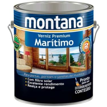 Imagem de Verniz Premium Marítimo 3,6 Litros Brilhante - 33C550510 - MONTANA