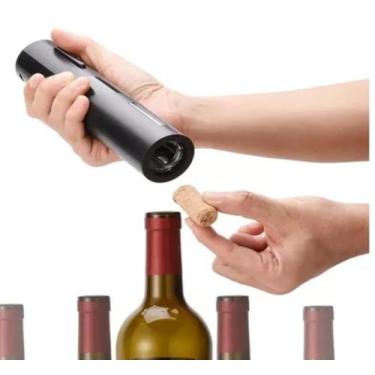 Imagem de Abridor De Vinho Elétrico Saca Rolhas Usb E Cortador de Lacre - Betak