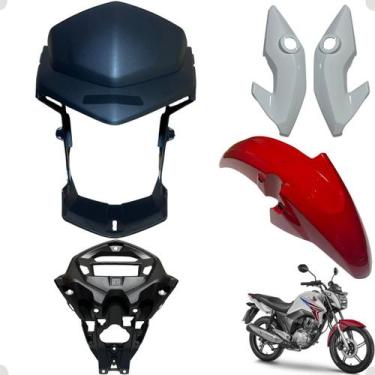 Imagem de Farol Frente Frontal Com Aranha do Painel Cg Titan 150 Modelo 2014 / 2