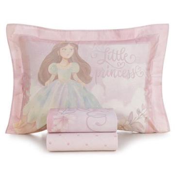Imagem de Jogo de Cama Solteiro Infantil Princesinha 200 Fios Karsten