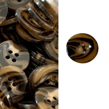 Imagem de Botão de Costura Tartaruga 21.5 mm 4 Furos - 200 Unidades - Inova Avia