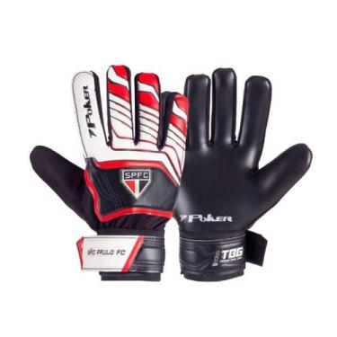 Imagem de Luva Goleiro Campo Poker Training Junior São Paulo FC -, Preto, Vermel