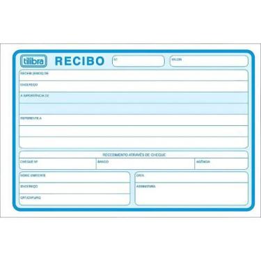Imagem de Bloco de Recibo Comercial S/ Canhoto 50 Folhas 151441 Tilibra