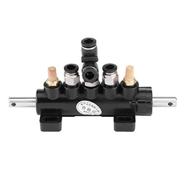 Imagem de KIMISS Válvula de controle de ar para carro Válvula de pedal para trocador de pneu suprimentos de máquina, ferramenta tipo B, liga de alumínio (branca) KIMISS D KIMISSym4zbvsxp8-04