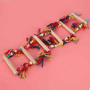 Imagem de 01 Brinquedo de pelúcia de papagaio, durável, resistente ao desgaste, brinquedo de papagaio de madeira, leve, portátil para desmontar