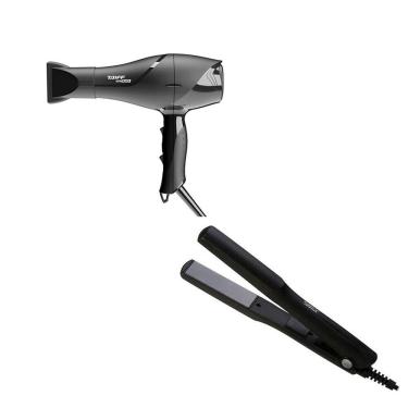 Imagem de Chapinha Taiff Cerâmica Bivolt E Secador New Black 220V