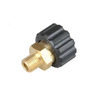 Imagem de SEIWEI Conjunto de adaptador de lavadora de pressão, kit de desconexão rápida conector rápido de 15 mm, núcleo de plugue de 1/4" macho para M22 fêmea