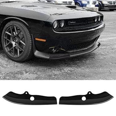 Imagem de Voodonala Capa protetora de reposição para Dodge Challenger Scat Pack R/T GT SRT Plus 2015-2021, não serve para corpo largo (preto, 2 peças/conjunto)