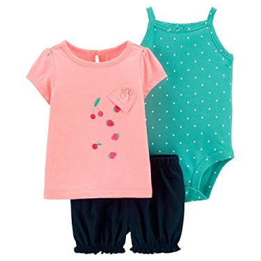 Imagem de Conjunto de bermuda Carter's para bebês meninas, Fruit, Newborn