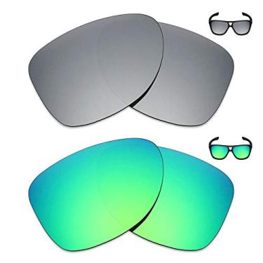 Imagem de Mryok 2 pares de lentes polarizadas de substituição para óculos de sol Oakley Dispatch 2 – Opções