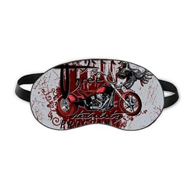Imagem de Graffiti Street Culture Bloody Skeleton Motor Sleep Eye Shield Soft Night Blinfold Shade Cover