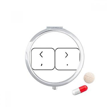 Imagem de Suporte para teclado com símbolos, porta-comprimidos, caixa de armazenamento de remédios