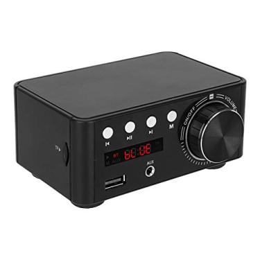 Imagem de Amplificador estéreo, amplificador digital Bluetooth 5.0 para Amp (preto)