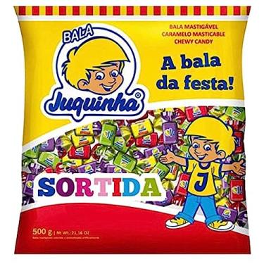 Imagem de Bala Mastigavel Juquinha Sortida Florestal 500G