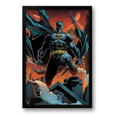 Imagem de Quadro Decorativo com Moldura Batman HQ Design - 40x60cm