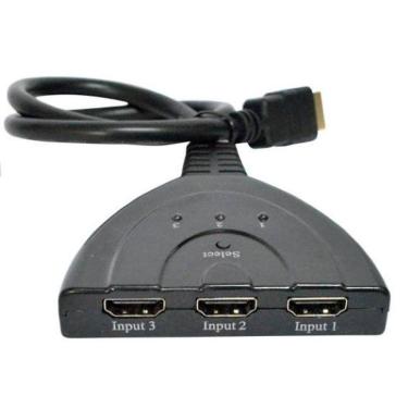 Imagem de Chaveador HDMI com 3 Entradas