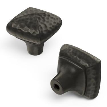 Imagem de Hickory Hardware P3062-BI Puxador para armário de montanha, ferro preto