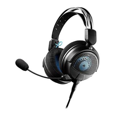 Imagem de Audio-Technica ATH-GDL3BK Fone de ouvido gamer de alta fidelidade aberto, preto