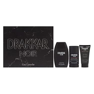 Imagem de Drakkar Noir by Guy Laroche for Men - 3 Pc Gift Set 3.4oz EDT Spray, 2.6oz Deodorant Stick, 1.7oz Shower Gel