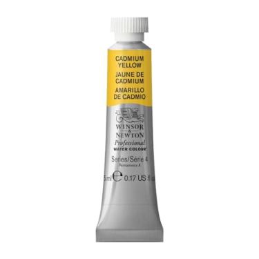 Imagem de Winsor & Newton Aquarela profissional, tubo de 5 ml, amarelo cádmio