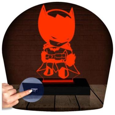 Imagem de Luminária Led 3D  Batman Baby  Abajur - 3D Fantasy