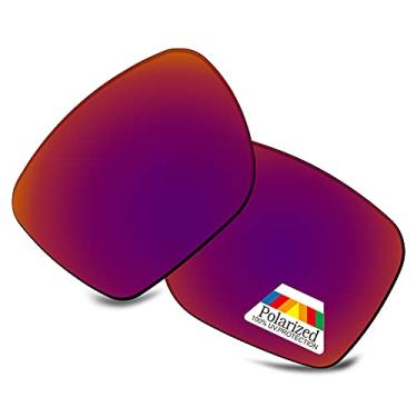 Imagem de Bwake Lentes de reposição para óculos de sol Oakley Sylas OO9448 57 mm - roxo framboesa polarizado