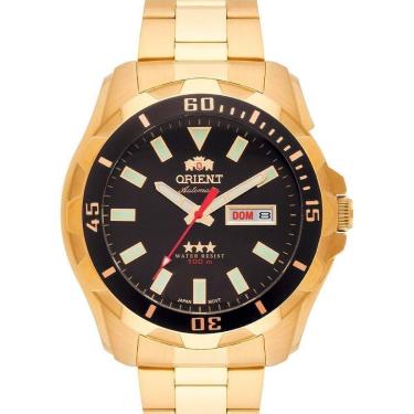 Imagem de Relógio Masculino Automático Dourado Orient - 469GP078F P1KX-Masculino