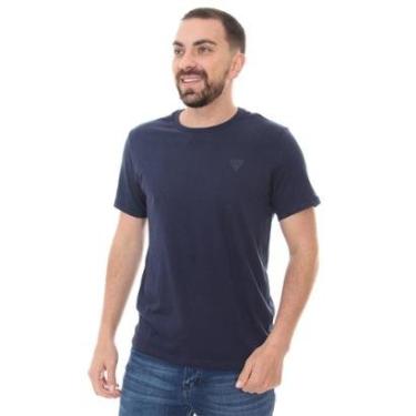 Imagem de Camiseta Guess Masculina Icon Azul Marinho-Masculino