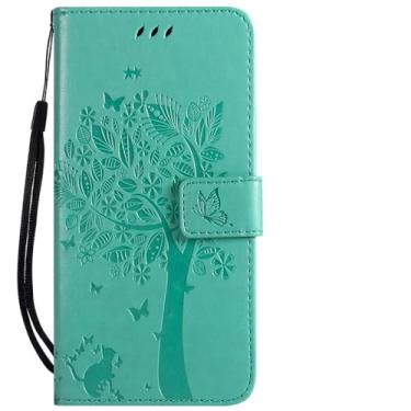 Imagem de Capinha para samsung galaxy a11 a21s a31 a41 a51 a71 a14 a24 a34 a54 5g flip capa de telefone de couro do plutônio, g2, verde, para samsung a54 5g