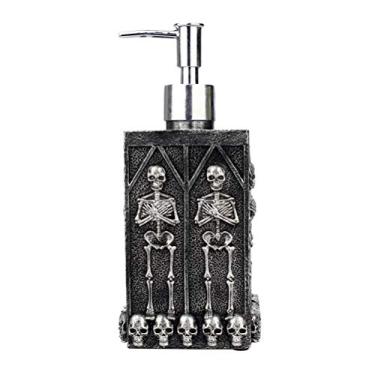 Imagem de Dispensador de gel de banho Crypt Crypt Skull de 460 ml, dispensador de sabonete líquido, loção para mãos com dispensador