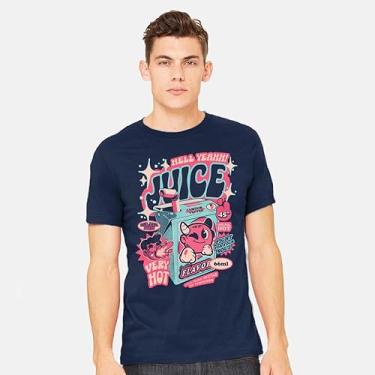 Imagem de TeeFury - Hell Yeah Juice - Camiseta masculina Drink, Juice,, Azul marino, 4G
