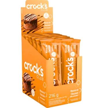 Imagem de Barra de Cereal Crock's Club C/12 Unidades Tradicional Mousse de Chocolate