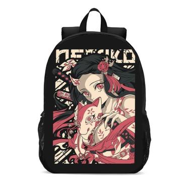 Imagem de Mochila Escolar Infanto Juvenil Anime Nezuko Demon Slayer Novidades 0243-Unissex