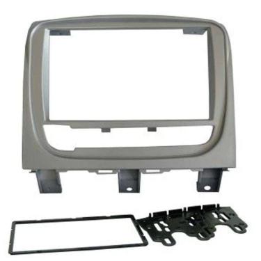 Imagem de Moldura 2 Din Fiamon Palio Weekend / Starda 2013 ABS Prata