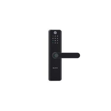 Imagem de Fechadura Digital de Embutir Elsys, Wi-Fi, Biometria, Câmera, Preto - ESF-DE5100I