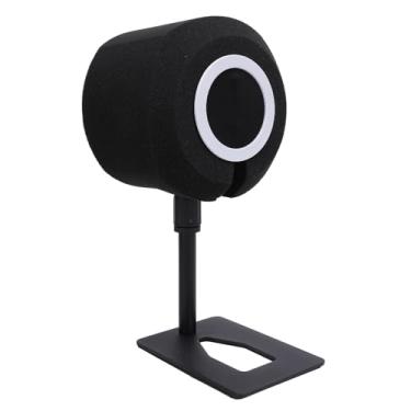Imagem de Microfone Isolamento Bola Escudo Microfone Isolamento Escudo Com Windproof Pop Filter Potenciômetro Esponja de Redução de Ruído para Gravação, Canto, Podcasts, Live Stream