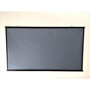 Imagem de Tela Projeção 100 polegadas Widescreen 16:9 2,21m X 1,25m Premium Dual