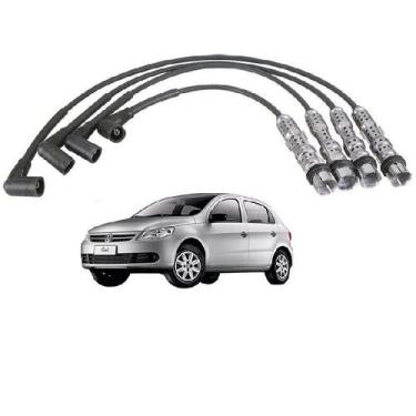 Imagem de Jogo cabo de vela, ignição, volkswagen fox, voyage, gol g5 1.0 8v flex