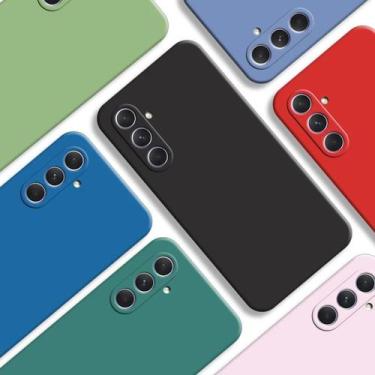 Imagem de Capa Case Capinha Silicone Aveludada Para Samsung Galaxy M14 - INBOXMO