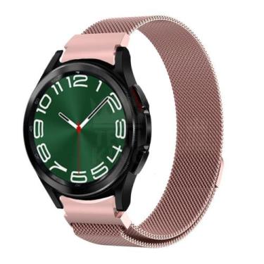 Imagem de Pulseira Com Fecho Imã Em Aço Inoxidável Para Watch6 47Mm - Tech King