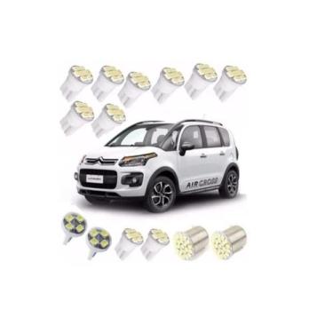 Imagem de Kit Lâmpadas Led Citroen Aircross Luz Teto Placa Ré Farolete - Blue Li