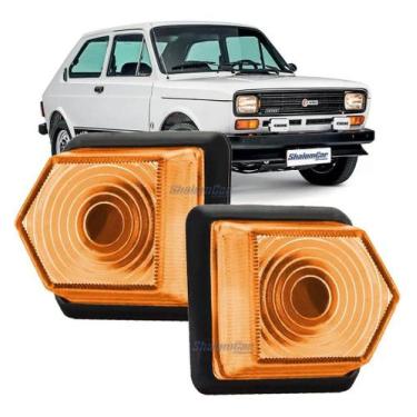 Imagem de Par Lanterna Lateral Pisca Paralama Spazio Fiat 147 Ambar    - SHALOMC