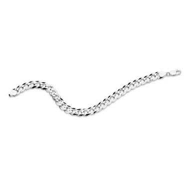 Imagem de Pulseira de prata 925 masculina rommanel groumet 22 cm 850061