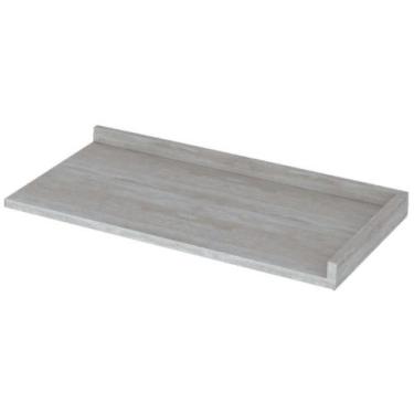Imagem de Tampo p/ Balcão Cozinha Gabinete Canto Reto 94x94cm Calcare - Henn