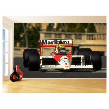 Imagem de Papel De Parede 3D Carro F1 Mclaren Mp4/4 Senna 3,5M Cxr132 - Você Dec