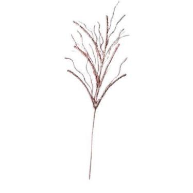 Imagem de Galho Decortivo Rosa com Brilho 84cm - Tok da Casa