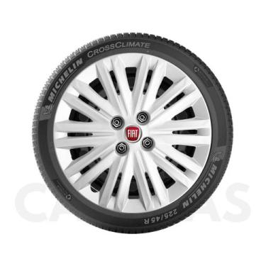 Imagem de 2x Calota FIAT PUNTO IDEA SIENA Aro 15 com Emblema 208cp - Grid