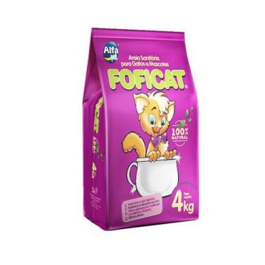 Imagem de Areia higiênica para Gatos Foficat 4kg - Alfapet