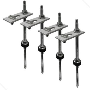 Imagem de Suporte Haste Fixa Painel Solar Telha Fibrocimento 04 Und - GB ELETRIC